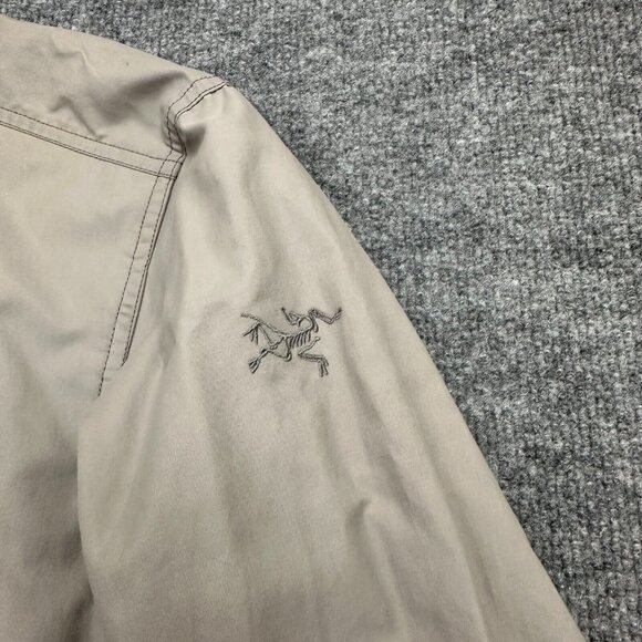 Arc'teryx Waylay Waxed Canvas Jacket Mens Large Gray Full-Zip Hooded - Picture 11 of 16